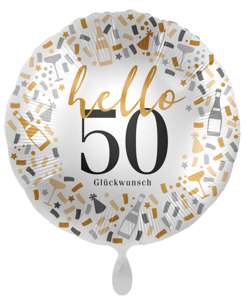 Folienballon - Hello 50 - ø 43cm